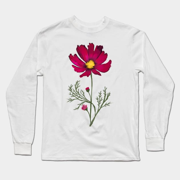 Cosmos Long Sleeve T-Shirt by CreativeSage